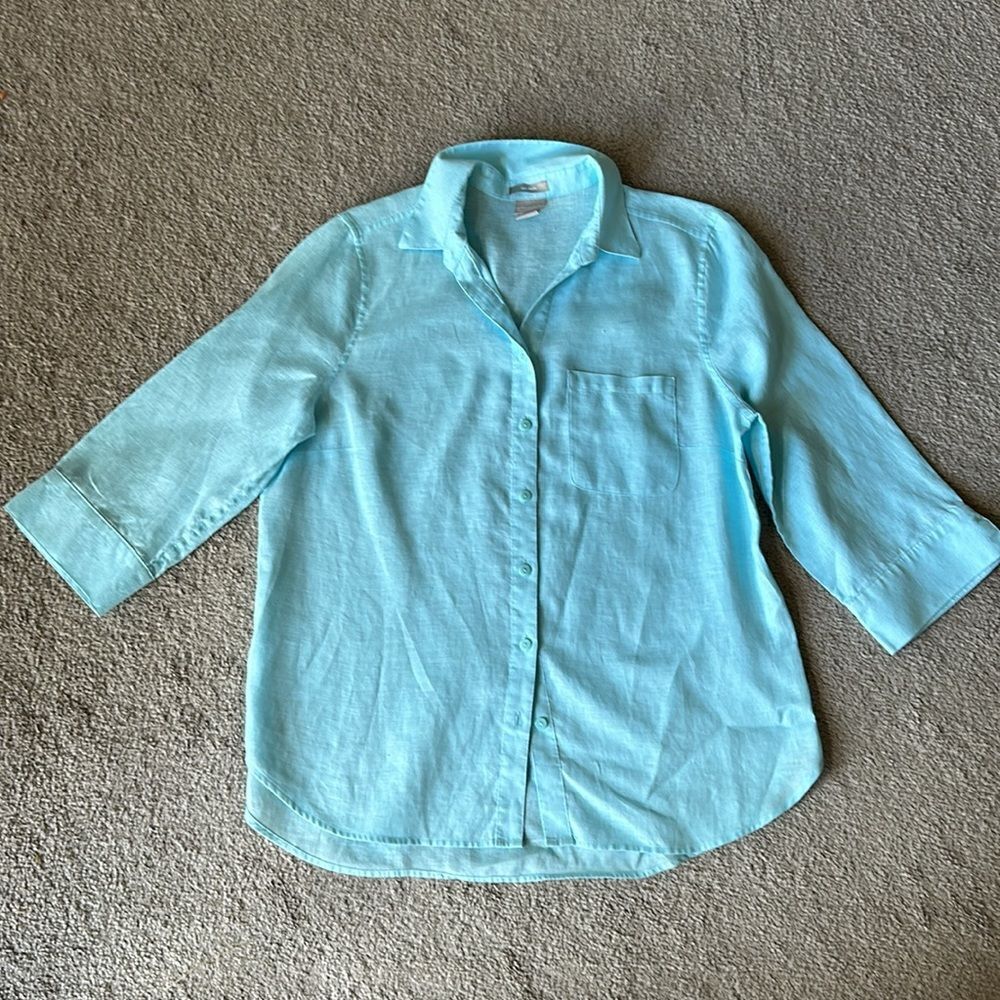 Chicos Linen Blouse!